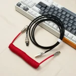 Premium Red Coiled Cable for your Mechanical Keyboards in BD