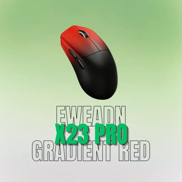 EWEADN X23 Pro Gradient Red – Tri Mode Wireless Gaming Mouse