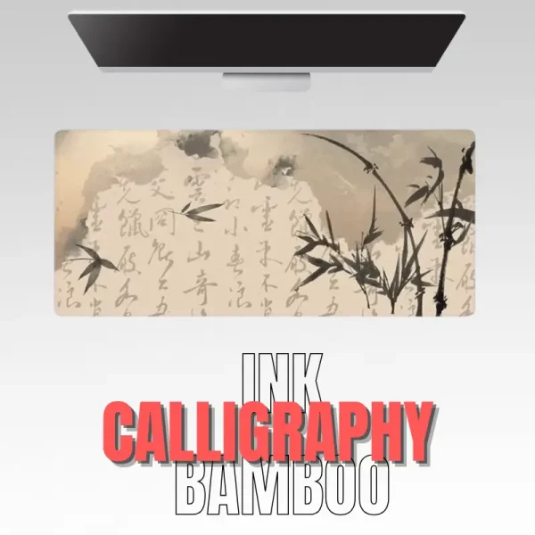 Ink Bamboo Calligraphy Mousepad - Best mousepad in BD