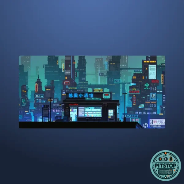 Neon Retro Cyberpunk City