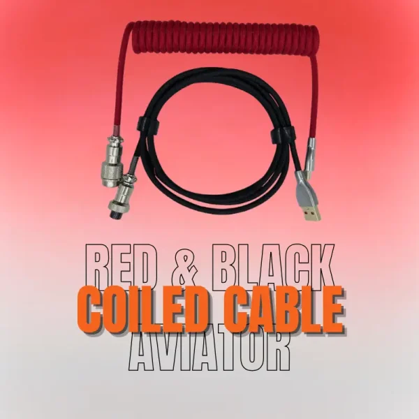 Premium Red Coiled Cable for your Mechanical Keyboards in BD