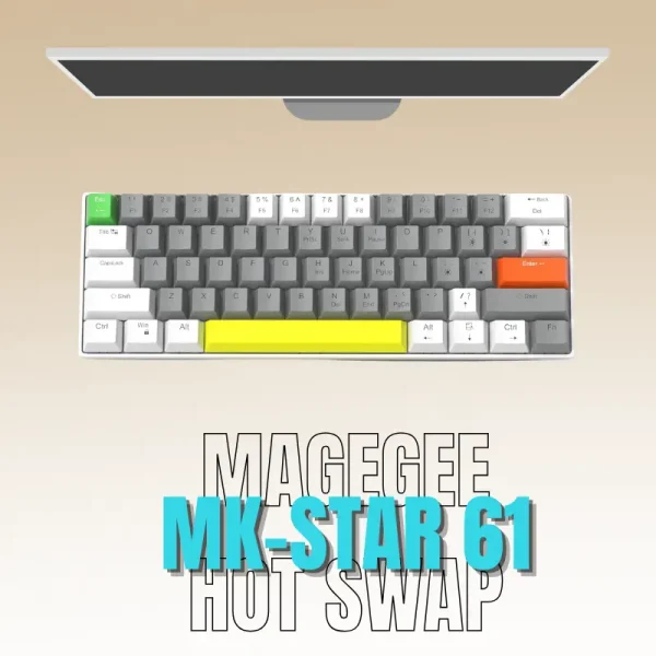 MAGEGEE MK-STAR61 Hot Swappable Mechanical Keyboard
