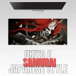 Ukiyo E Samurai Mousepad