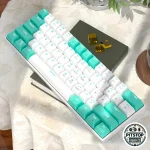 XH 61 Hot Swappable Mechanical Keyboard Tiffany Blue