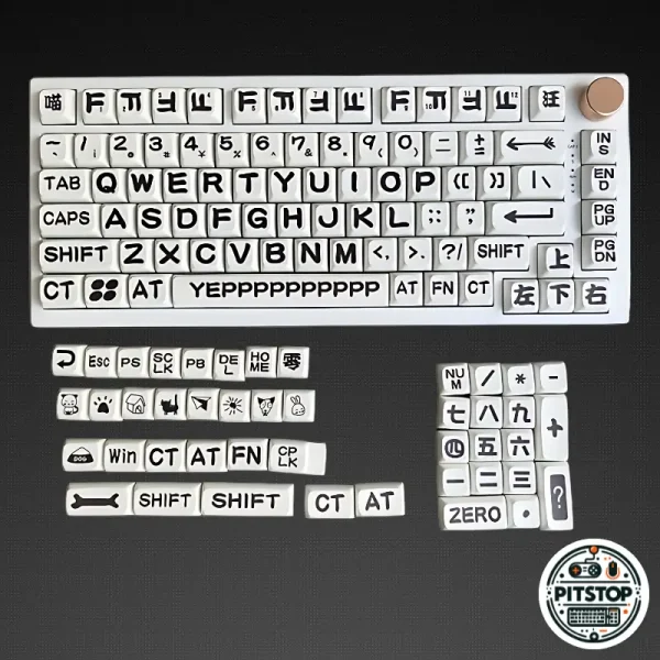 Animal Party XDA Profile Keycaps