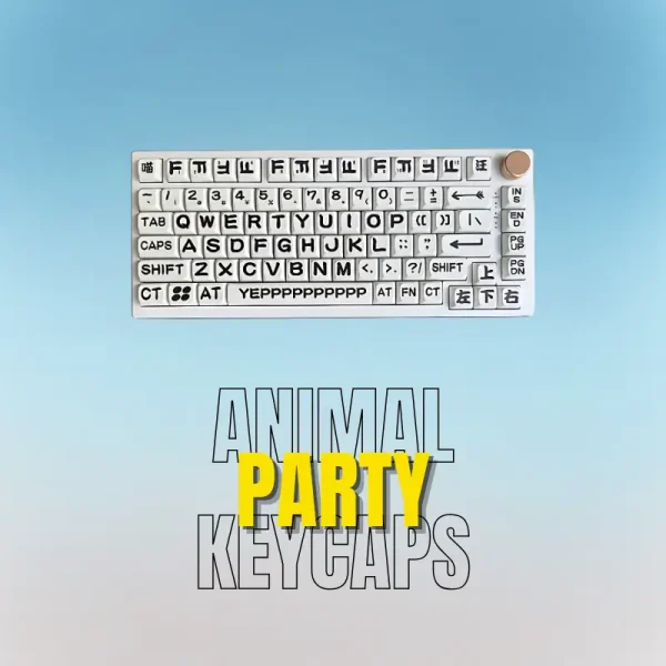 Animal Party XDA Profile Keycaps