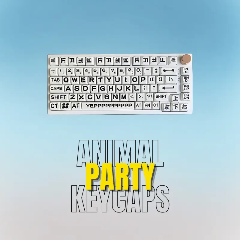 Animal Party Keycaps Animal Party XDA Profile Keycaps