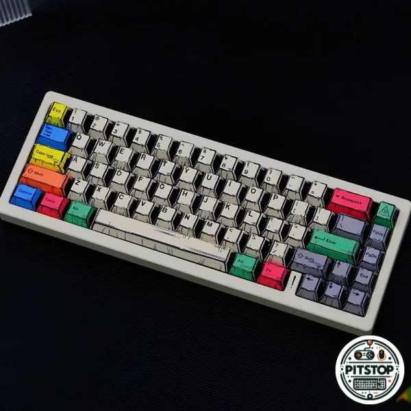Canvas Cartoon Comic Palette Keycaps