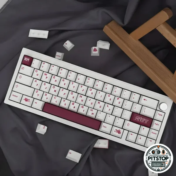 GMK White Blood Festival Keycaps