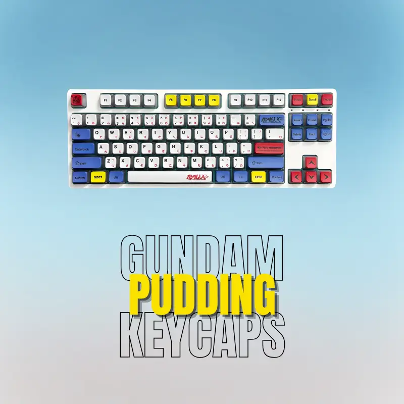 Gundam Pudding Keycaps Gundam Pudding Keycaps