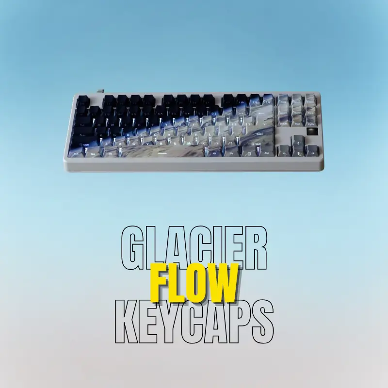 Glacier Flow Keycaps Glacier Flow Keycaps
