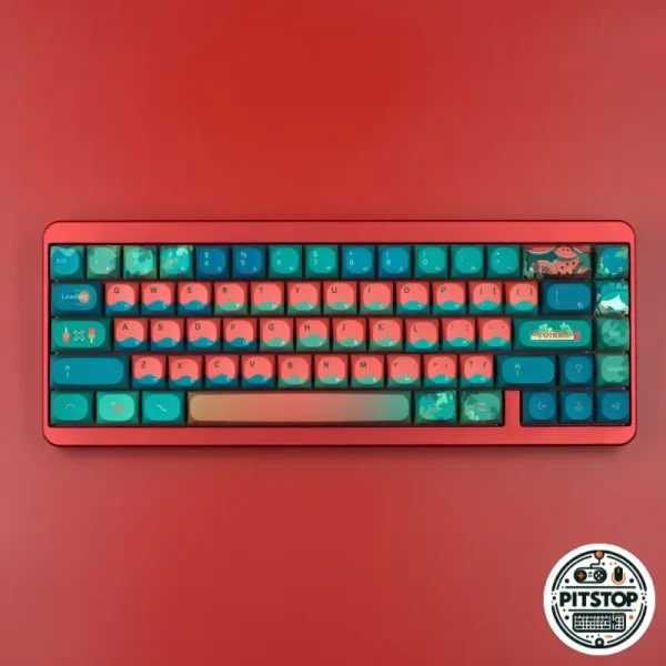 Watermelon Splash Keycaps