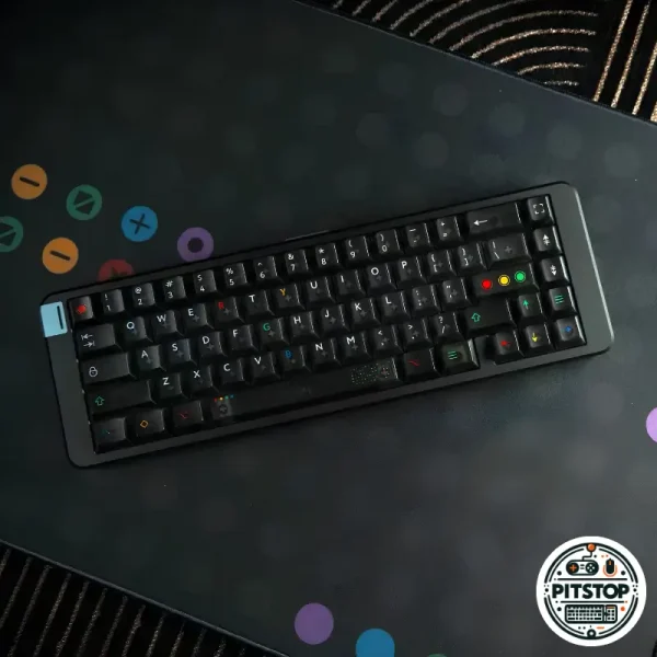 Retro Dark Light Transparent Keycaps